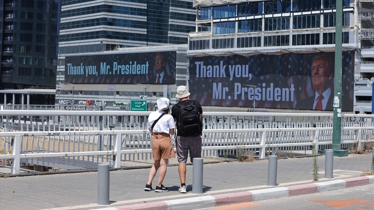 İsraillilerden Trump'a Teşekkür Mesajı