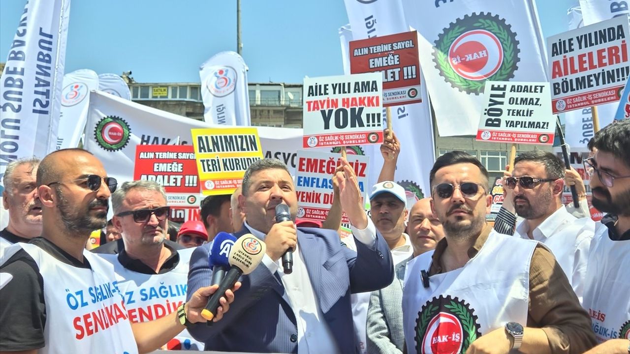 İstanbul'da HAK-İŞ'ten Kamu İşçileri İçin Sözleşme Talepleri
