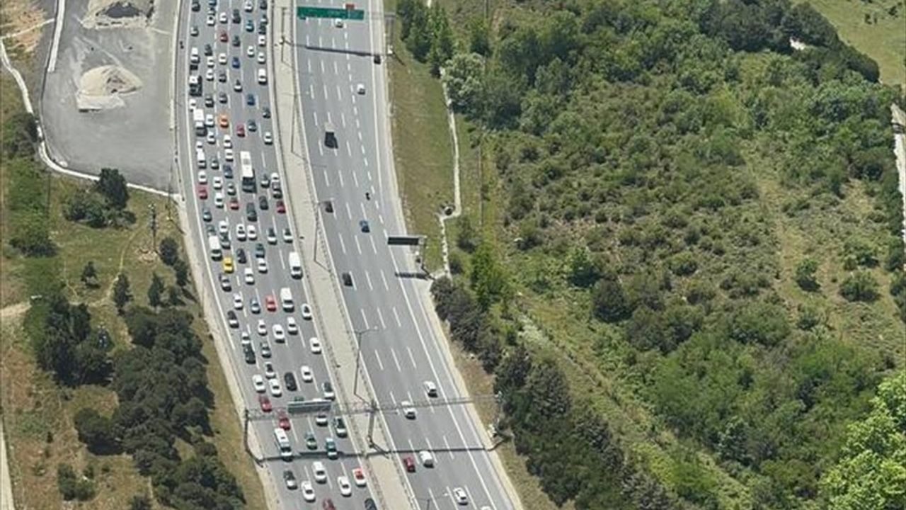 İstanbul'da Kurban Bayramı Öncesi Havadan Trafik Denetimi