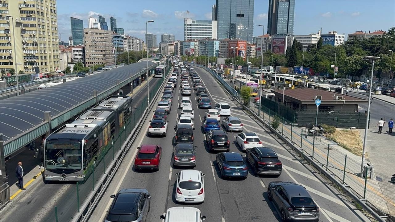 İstanbul'da Kurban Bayramı Trafik Yoğunluğu