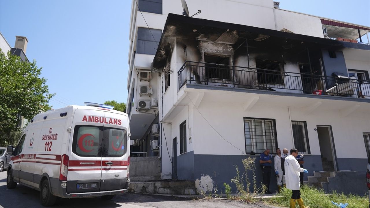 İzmir'de KOAH Hastası Kadının Yangında Hayatını Kaybetmesi