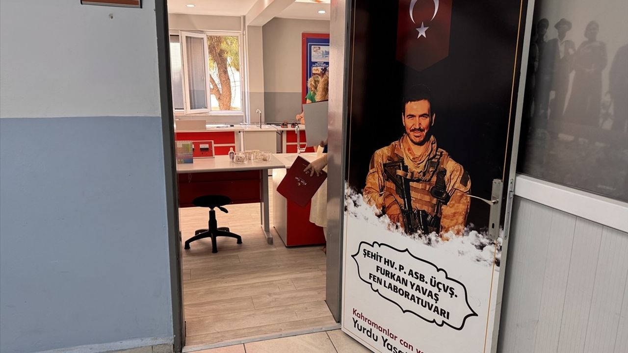 İzmir'de Şehit Furkan Yavaş Adına Laboratuvar Açıldı