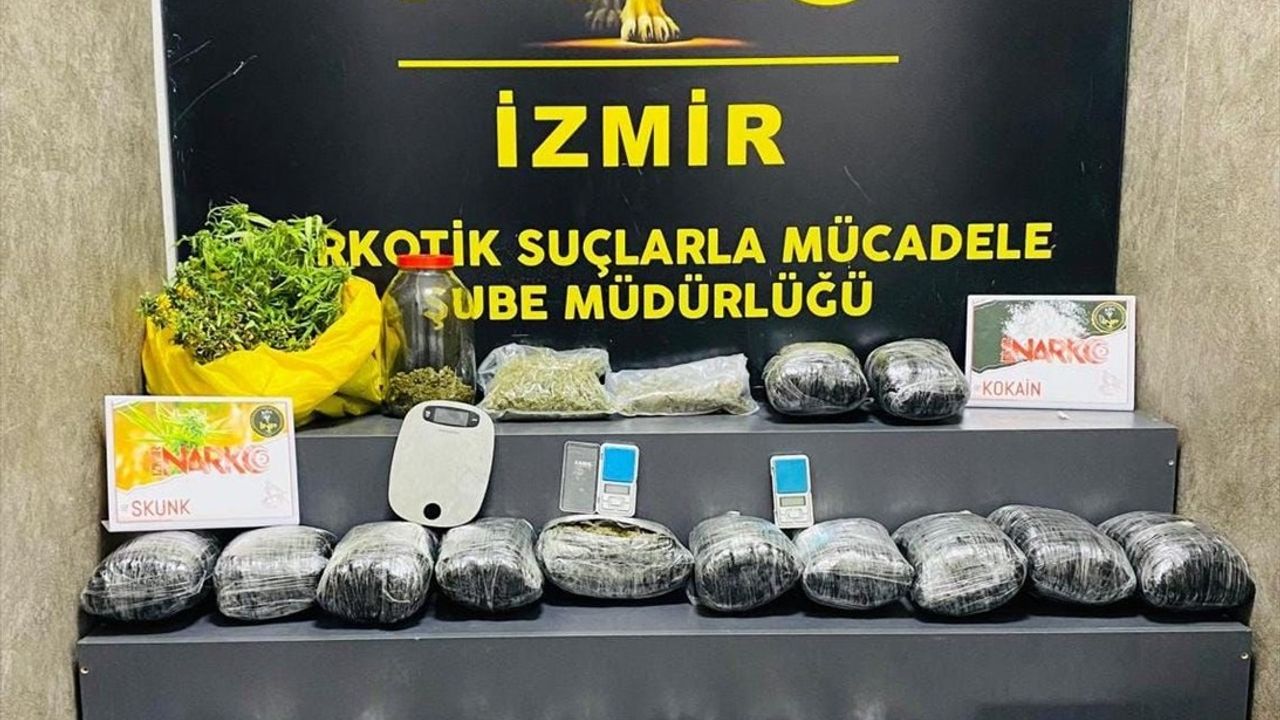 İzmir'de Uyuşturucu Operasyonu: 22 Kilo Uyuşturucu Ele Geçirildi