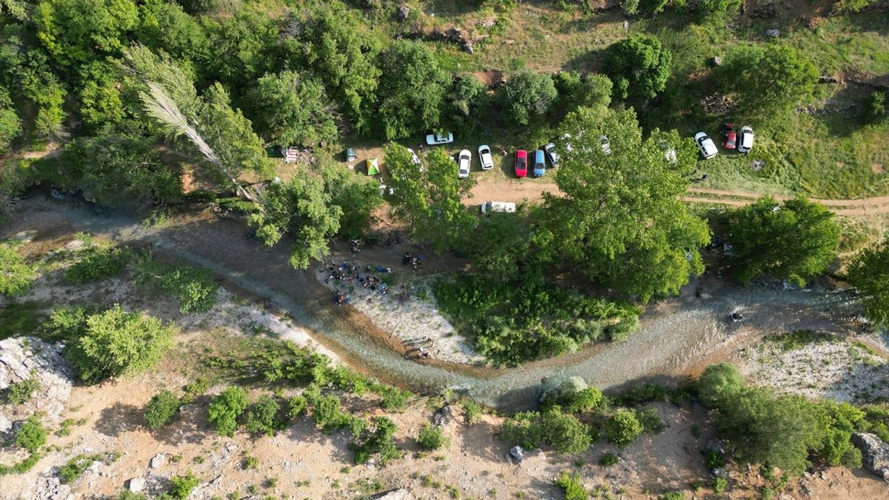 Kahramanmaraş'ta Doğa Severlerin Bayram Kampı: Kale Boynu Kanyonu