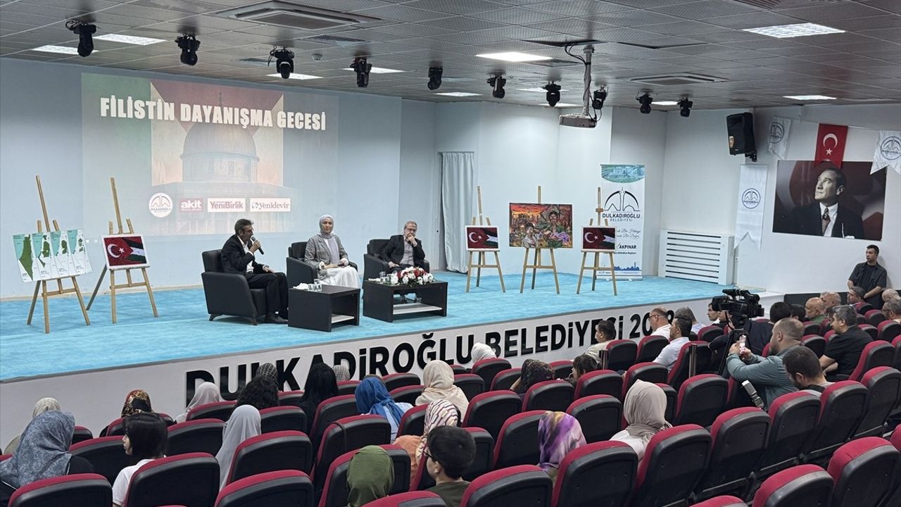 Kahramanmaraş'ta Filistin Dayanışma Gecesi