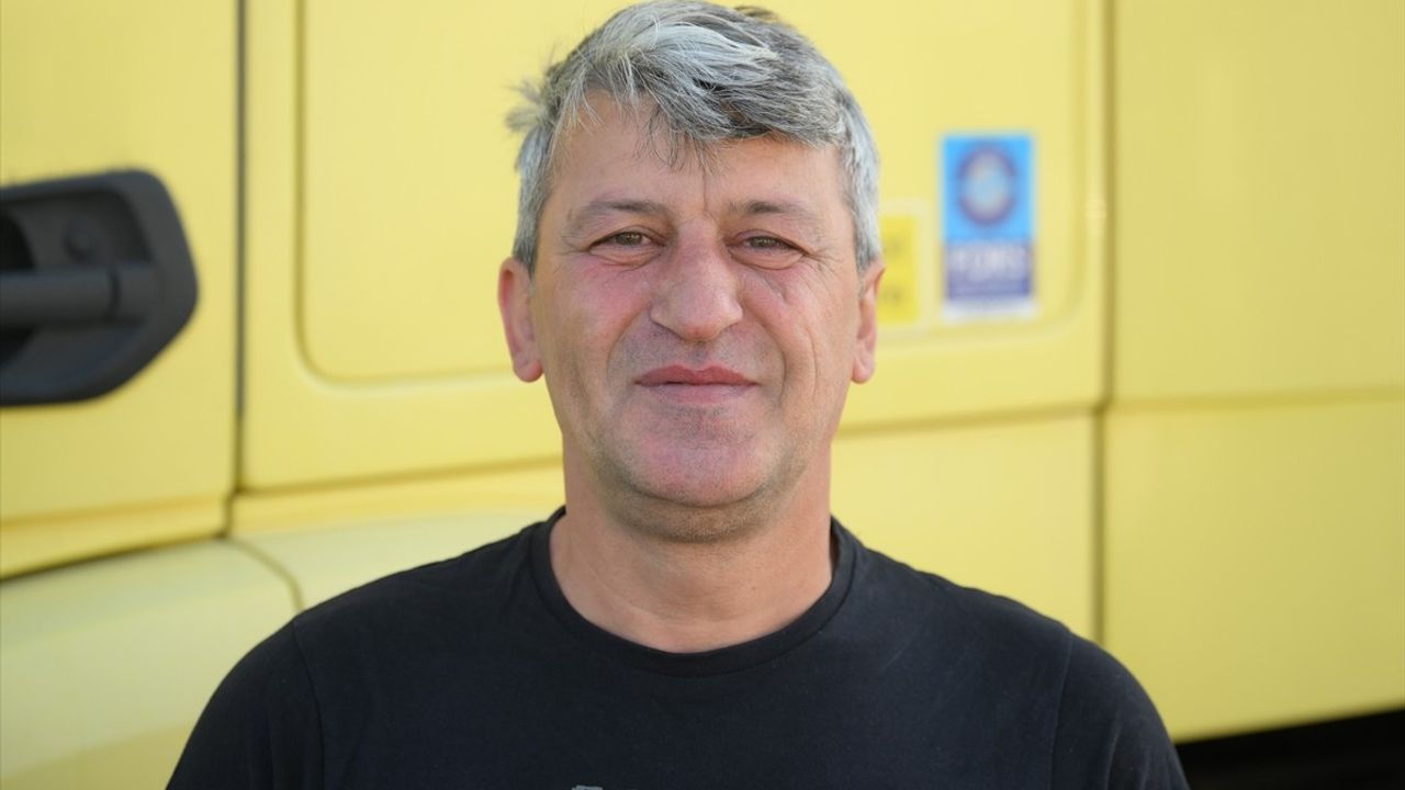 Kapıkule'de Tır Şoförlerinin Hüzünlü Bayram Kutlaması