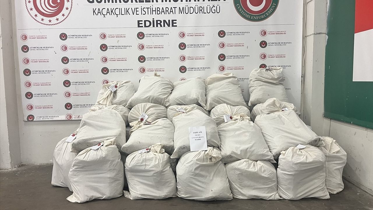 Kapıkule'de Uyuşturucu Operasyonu: 318 Kilogram Ele Geçirildi