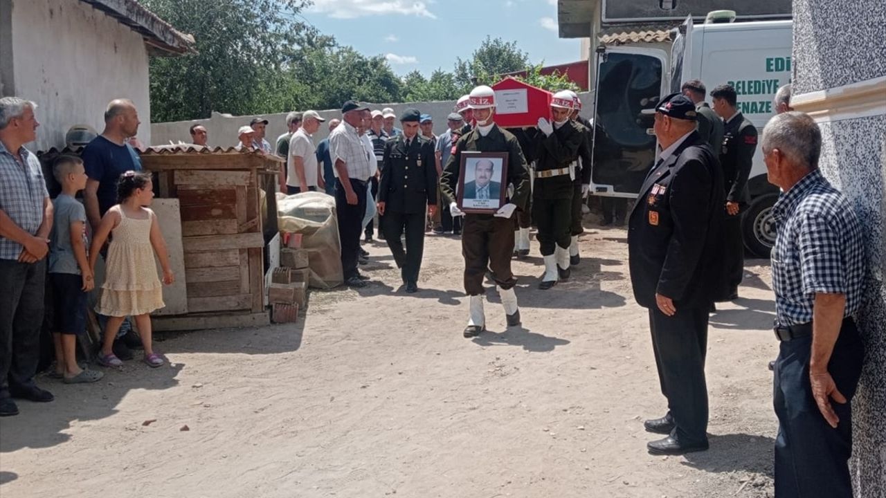 Kıbrıs Gazisi Ahmet Ada, Son Yolculuğuna Uğurlandı