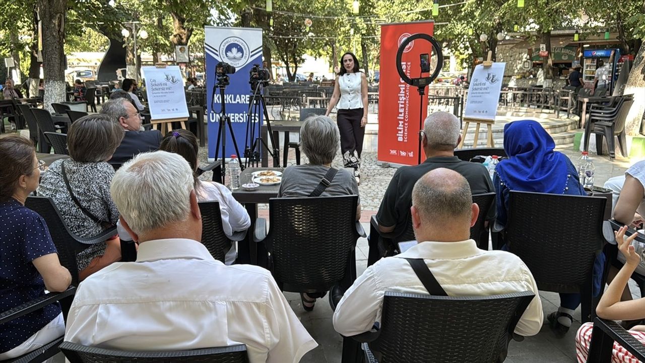 Kırklareli'nde Bilim Kafe Buluşması: Şekerin Vücuda Etkisi