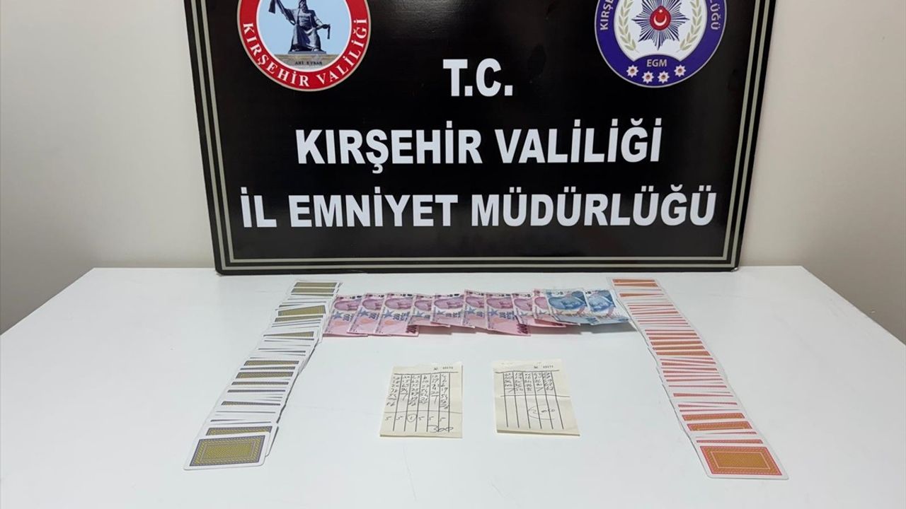 Kırşehir'de Kumar Operasyonu: 4 Kişiye Büyük Ceza