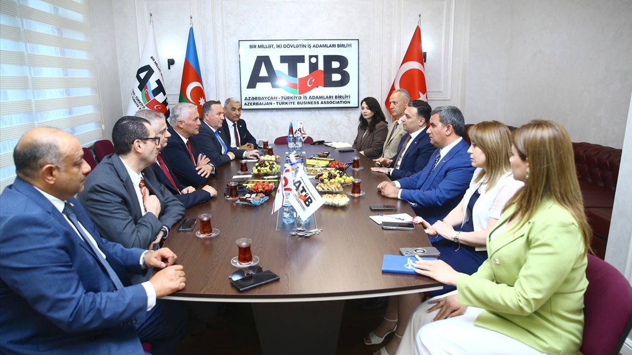 KKTC Ekonomi ve Enerji Bakanı Olgun Amcaoğlu'nun Azerbaycan Ziyareti