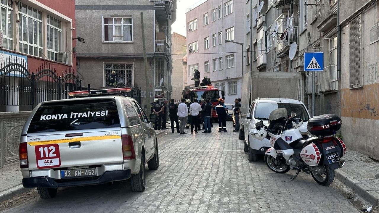 Konya'da Sinir Krizi Sonucu Yangın Çıktı