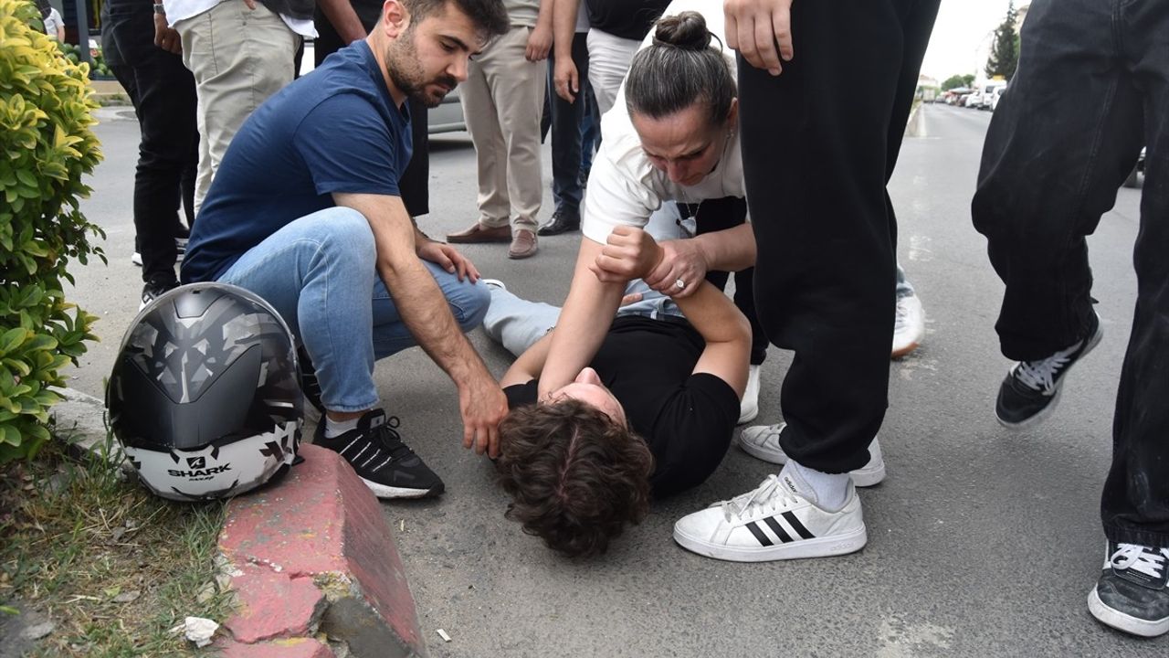 Lüleburgaz'da Motosiklet Kazası