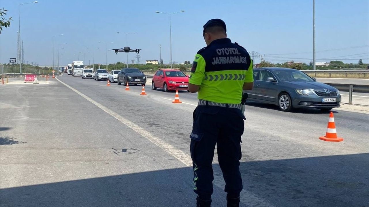 Mersin'de Dron Destekli Trafik Denetimi: 37 Sürücüye 89 Bin Lira Ceza
