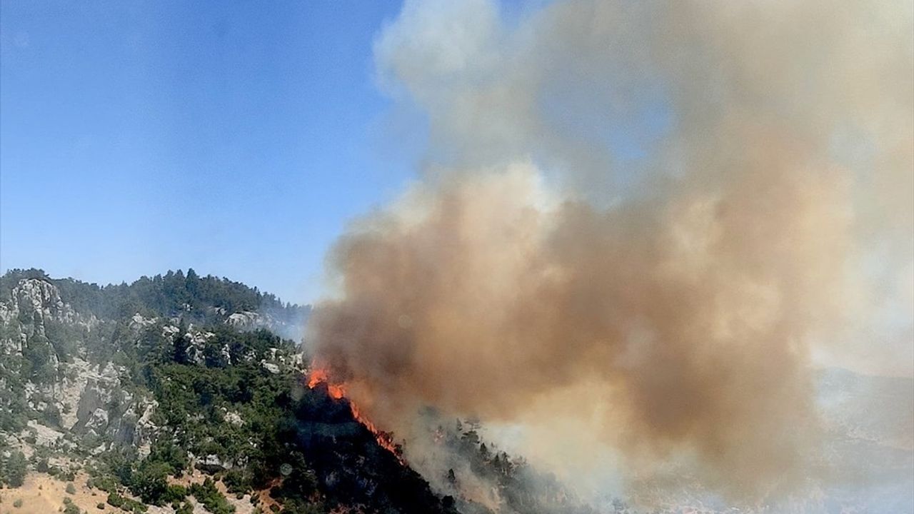 Mersin'de Orman Yangını Kontrol Altına Alındı