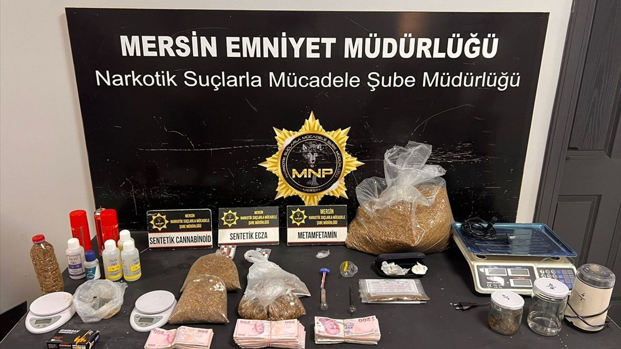 Mersin'de Uyuşturucu Operasyonu: 9 Gözaltı