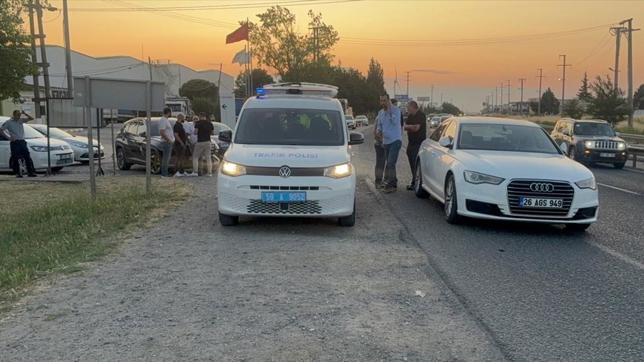 Motosiklet Kazasında Hayatını Kaybeden Sürücü Tekirdağ'da Yaşandı