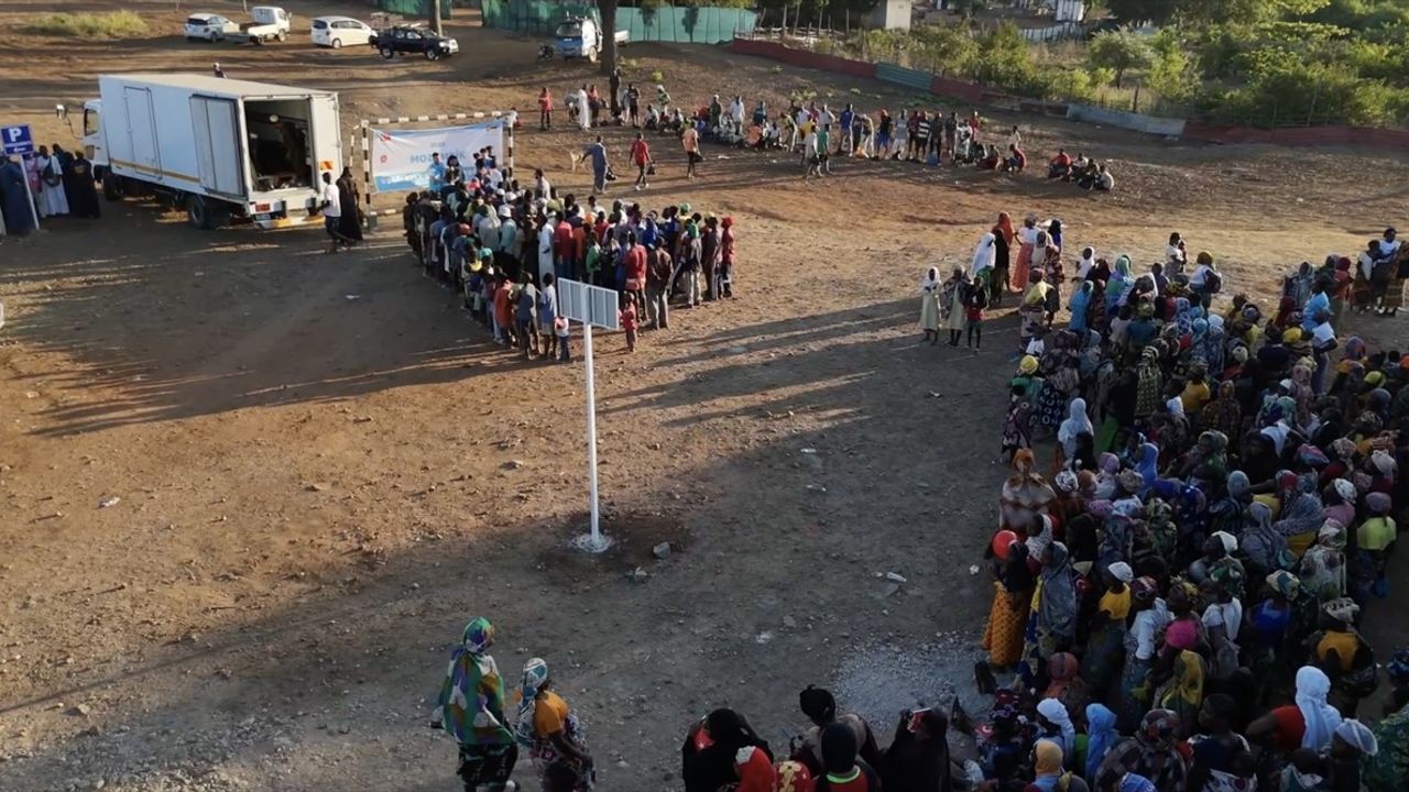 Mozambik'te Kurban Eti Dağıtımı Başladı