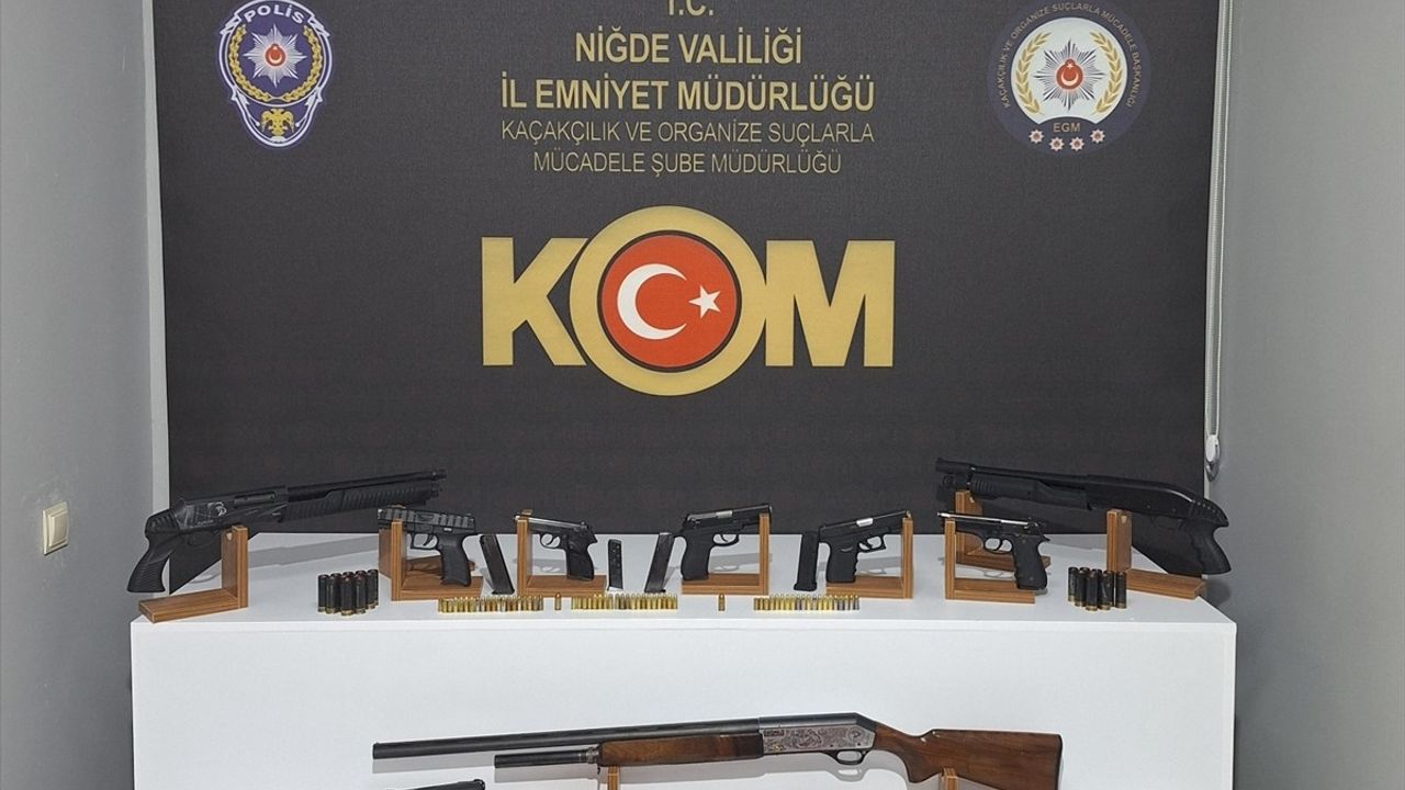 Niğde'de Ruhsatsız Silah Operasyonu: 16 Şüpheli Yakalandı