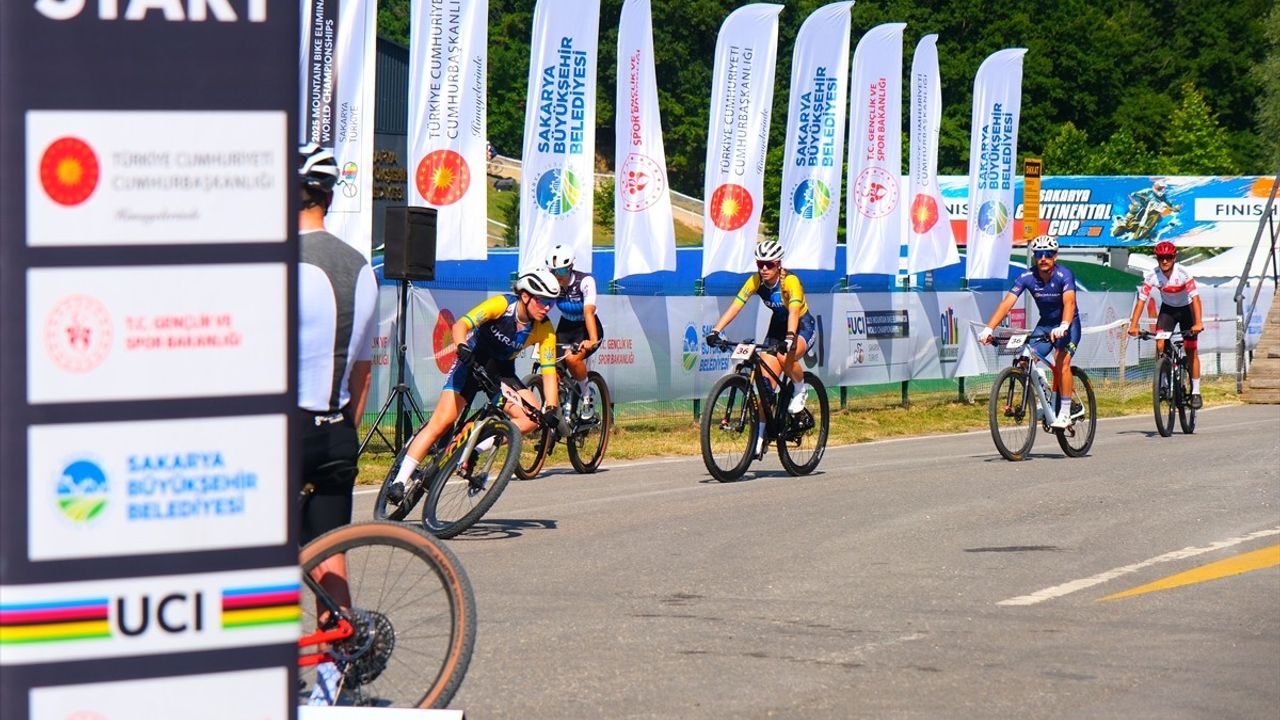 Sakarya'da UCI Dağ Bisikleti Eliminatör Dünya Şampiyonası Başladı