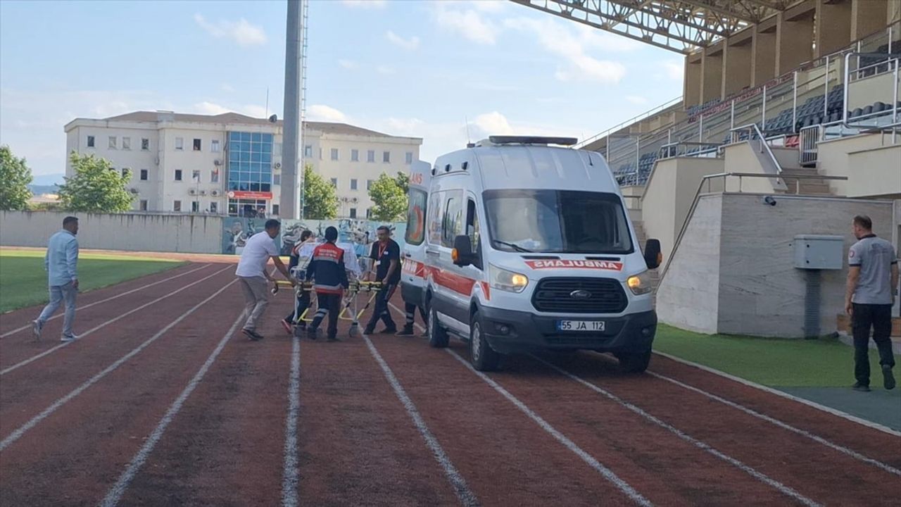 Samsun'da Acil Ambulans Helikopter Seferi