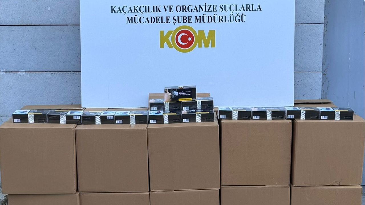 Samsun'da Kaçak Makaron Operasyonu: 200 Bin Ele Geçirildi