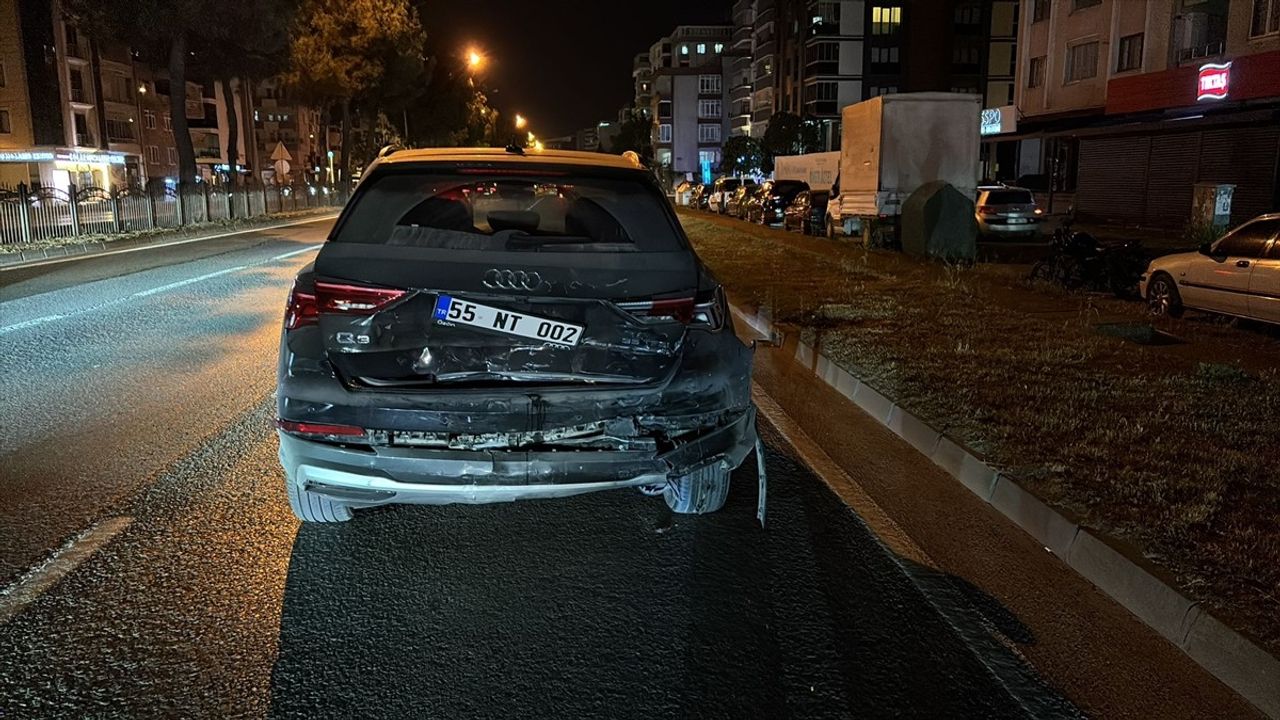 Samsun'da Trafik Kazası: Beş Yaralı