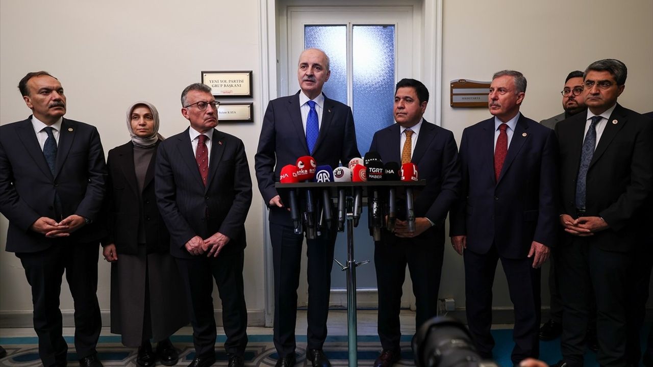 TBMM Başkanı Numan Kurtulmuş, Yeni Yol Partisiyle Terörsüz Türkiye Üzerine Görüşmeler Yaptı