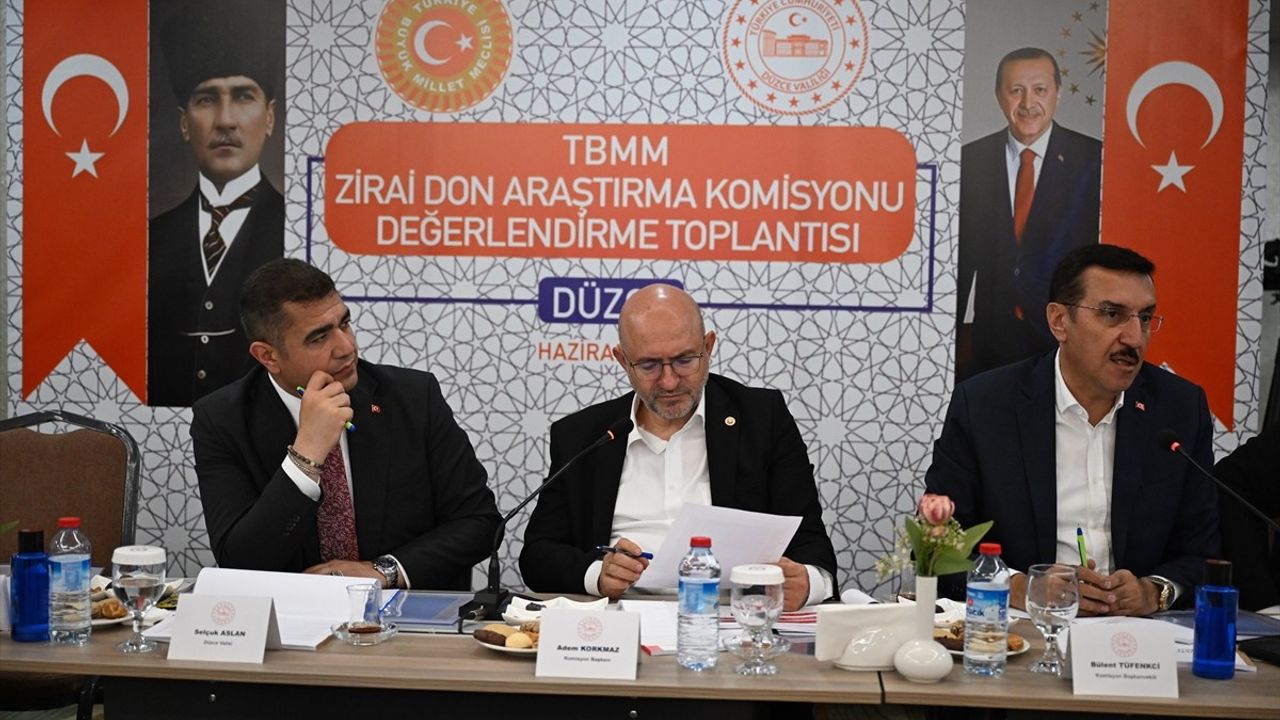 TBMM Komisyonu Düzce ve Sakarya'da Zirai Donu İnceledi