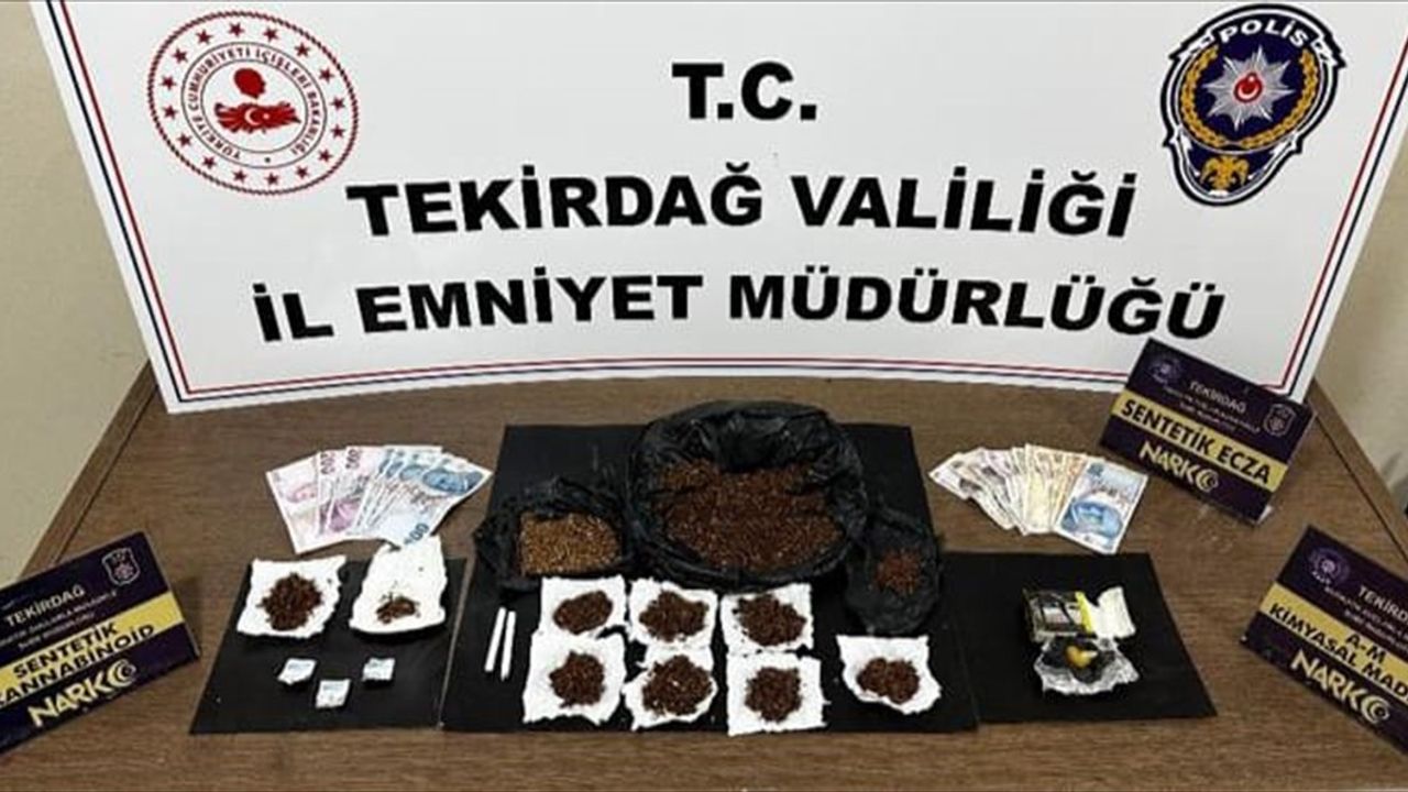 Tekirdağ'da Uyuşturucu Operasyonu: 9 Şüpheli Tutuklandı