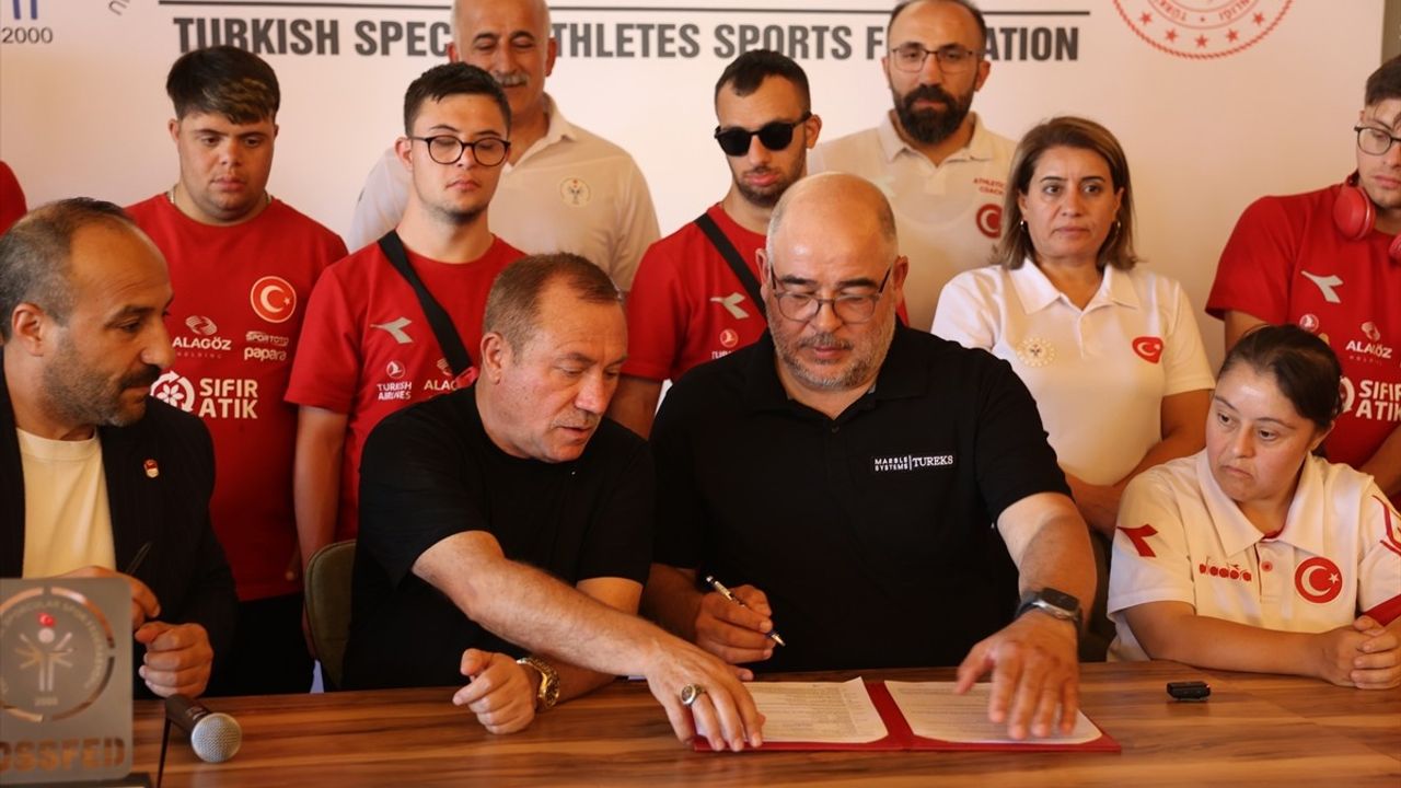 TÖSSFED ve Tureks Turunç Madencilik'ten 4 Yıllık Sponsorluk Anlaşması