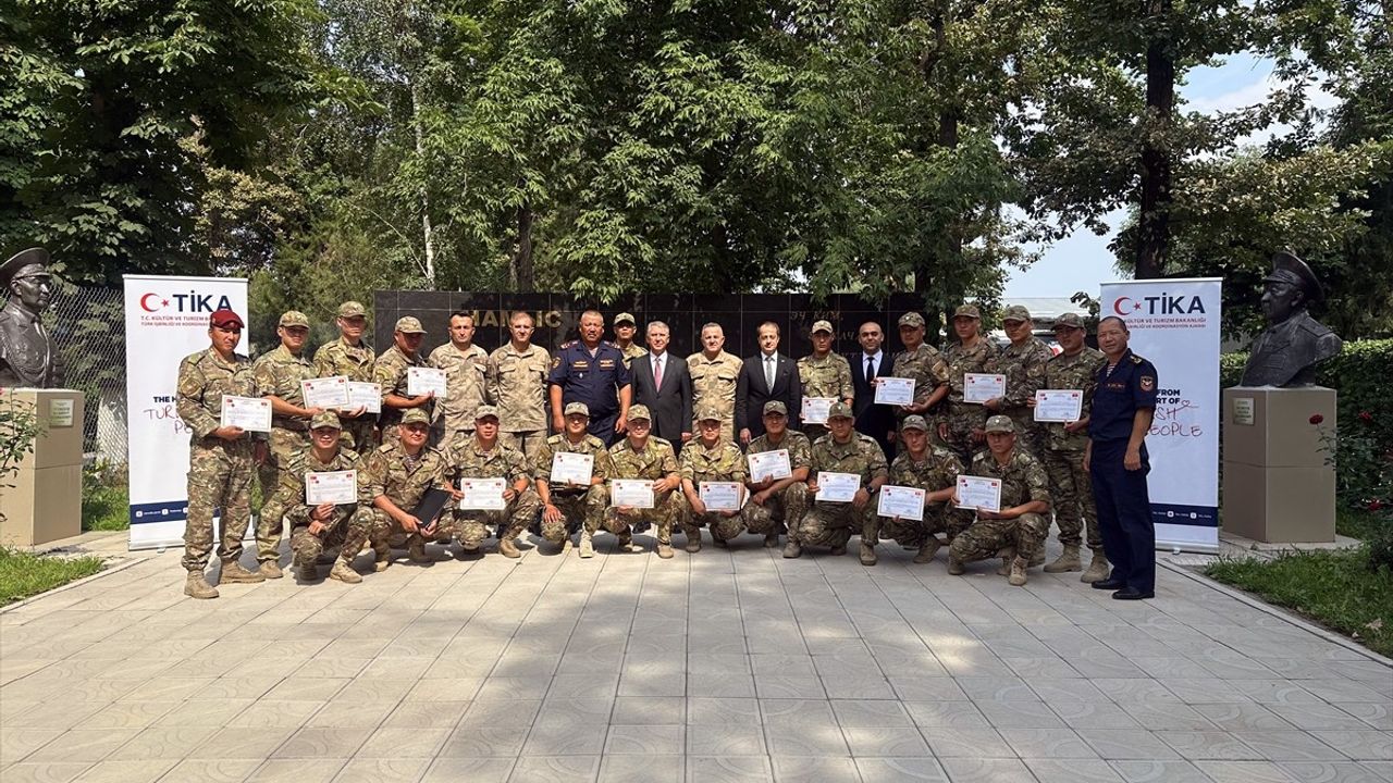 Türk Jandarması Kırgızistan'da Patlama Sonrası Olay Yeri İnceleme Eğitimi Verdi