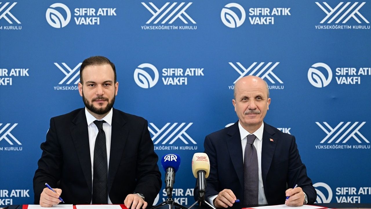 Yükseköğretim ve Sıfır Atık Vakfı Arasında İşbirliği Protokolü İmzalandı