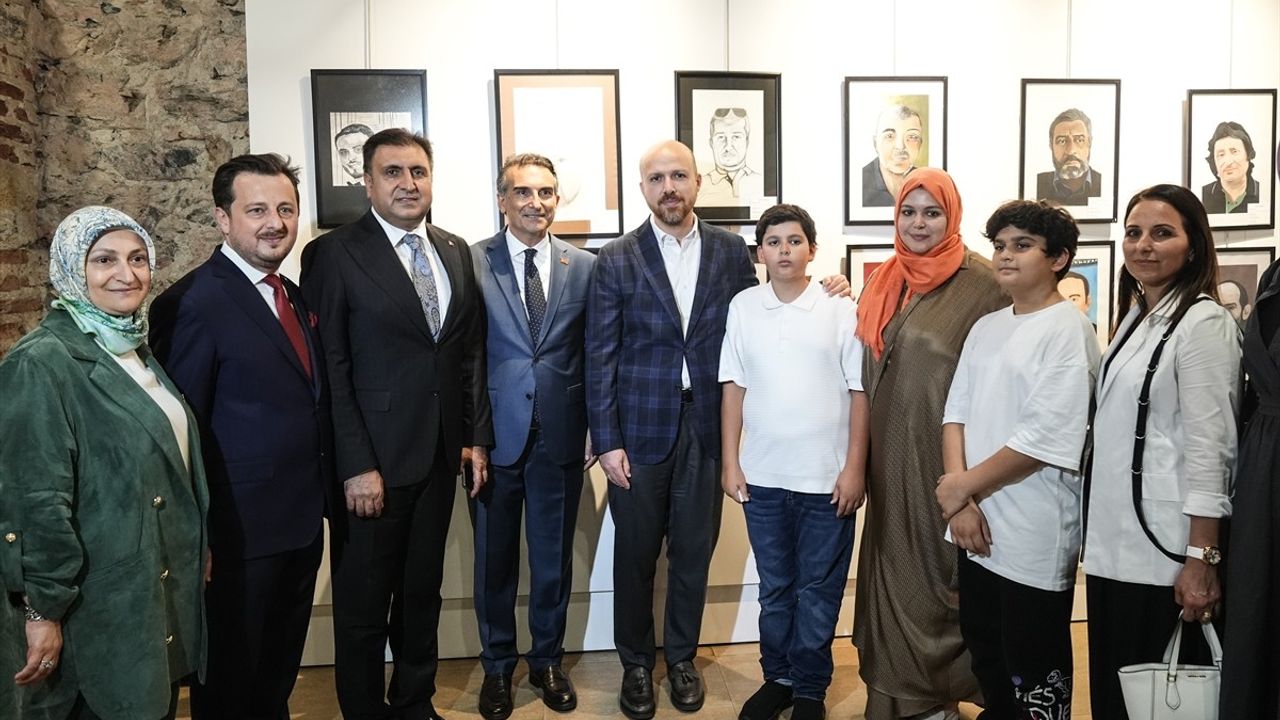 15 Temmuz Şehitlerine Saygı: '253 Şehit 253 Portre' Sergisi Açıldı