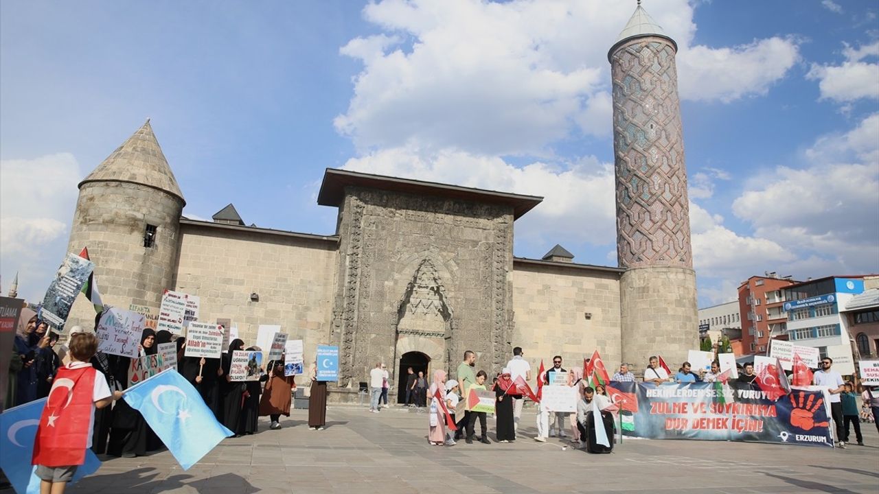 88 Haftadır Gazze İçin Yürüyüş: Erzurum'dan Ses Yükseliyor