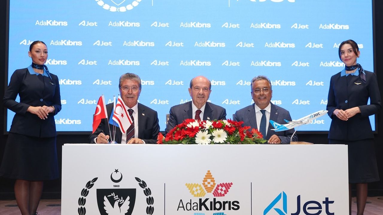 Ada Kıbrıs Projesi Kapsamında KKTC ile THY ve AJet Arasında Protokol İmzalandı