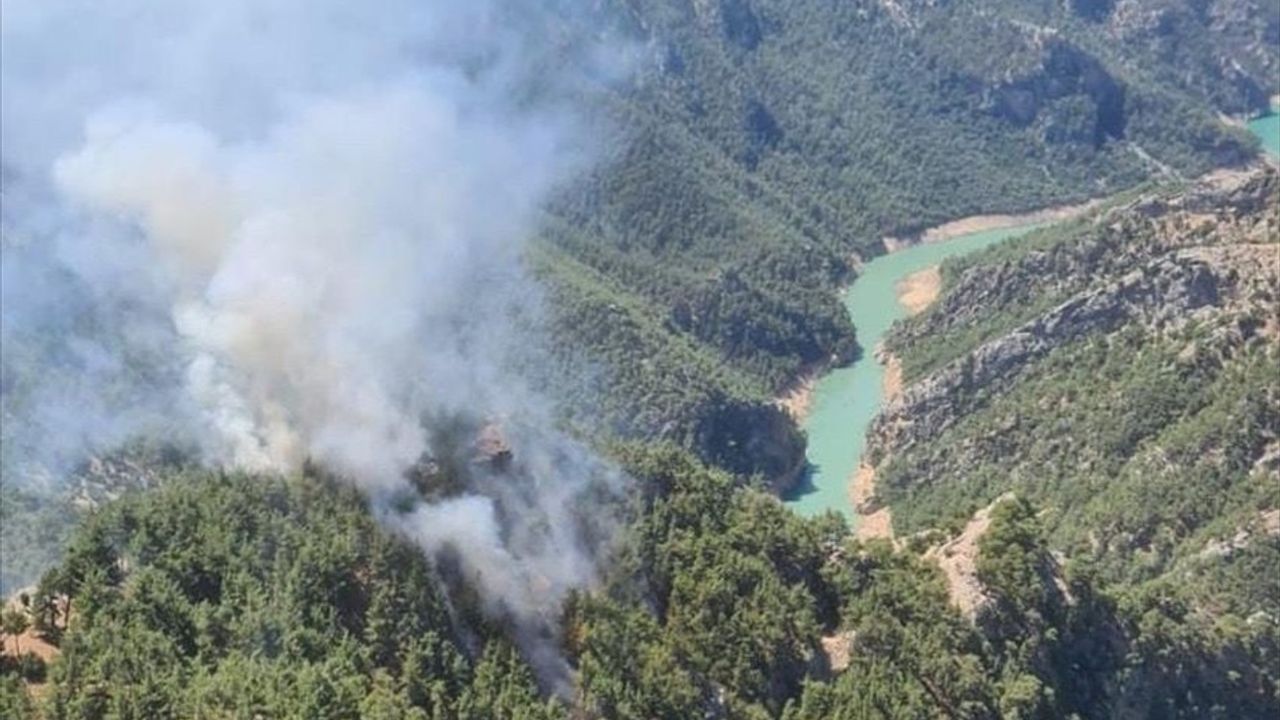 Adana'da Orman Yangınıyla Mücadele Başlatıldı