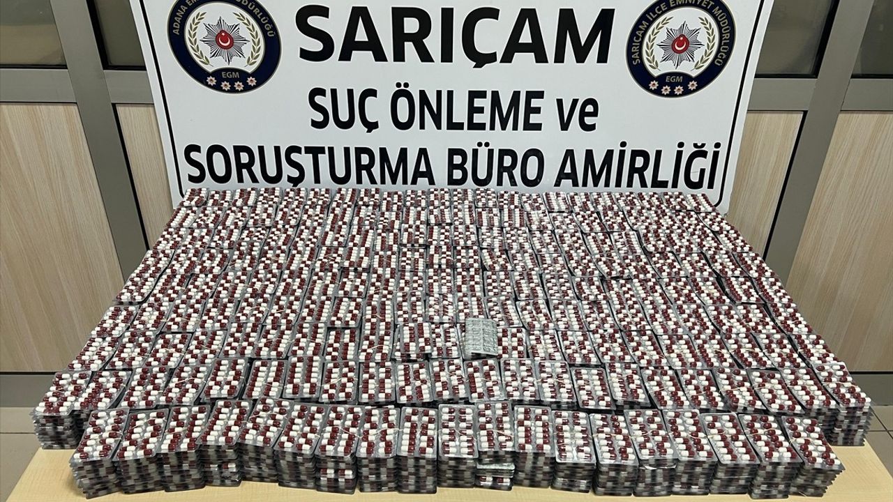 Adana'da Uyuşturucu Hap Operasyonu: 27 Bin 412 Ele Geçirildi
