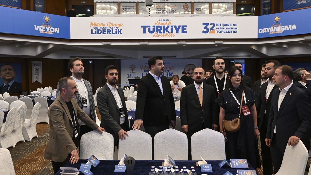 AK Parti 32. İstişare ve Değerlendirme Toplantısı Başlıyor