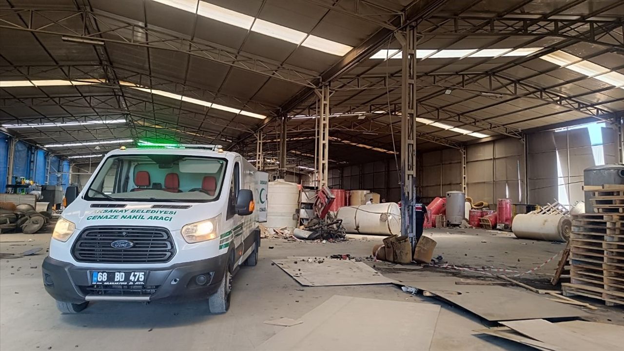Aksaray'daki Fabrika Patlaması: 1 Ölü, 3 Yaralı