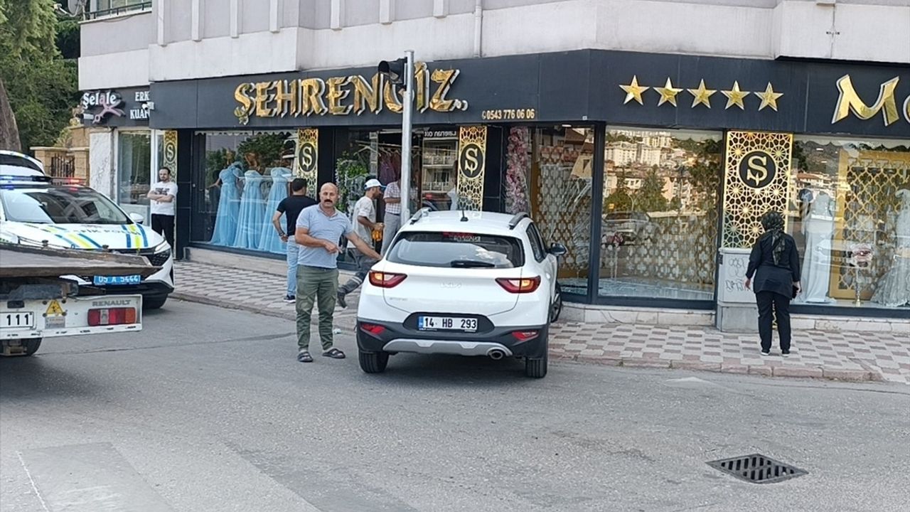 Amasya'da Kaza Anı Güvenlik Kamerasında