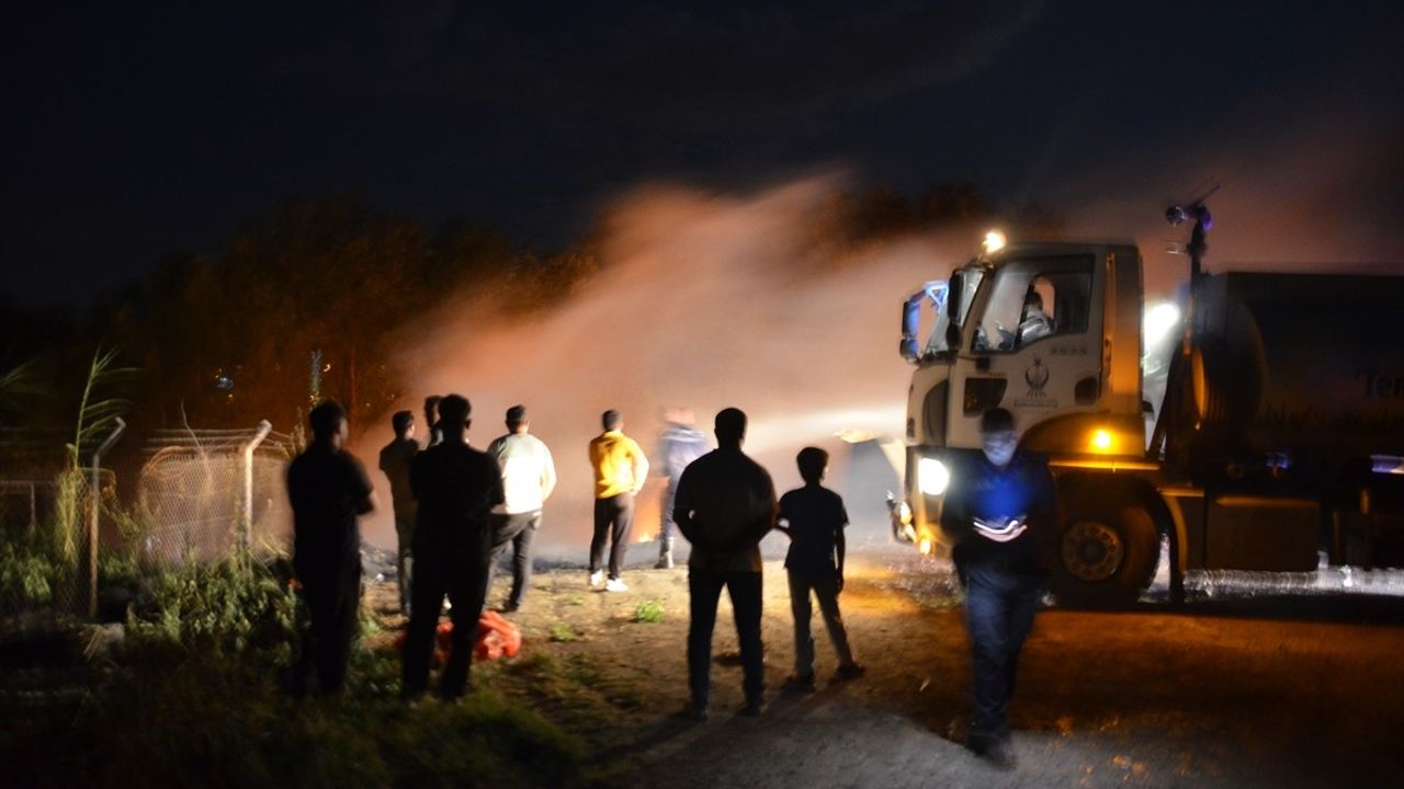 Ankara'da Eski Çöp Dökme Sahasında Yangın Kontrol Altına Alındı