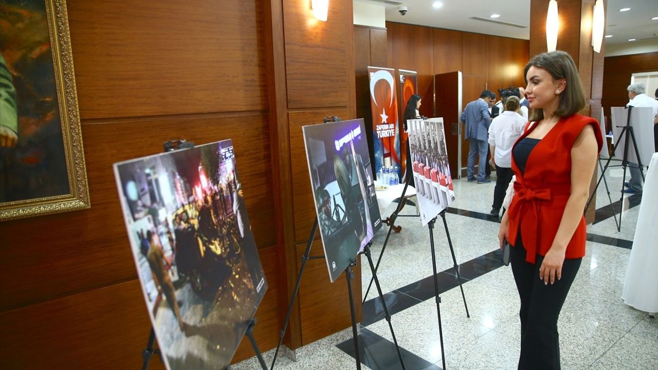 Azerbaycan'da 15 Temmuz Demokrasi ve Milli Birlik Günü Etkinliği
