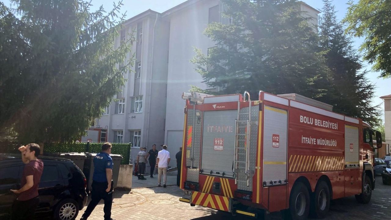 Bolu'da Huzurevinde Yangın Paniği