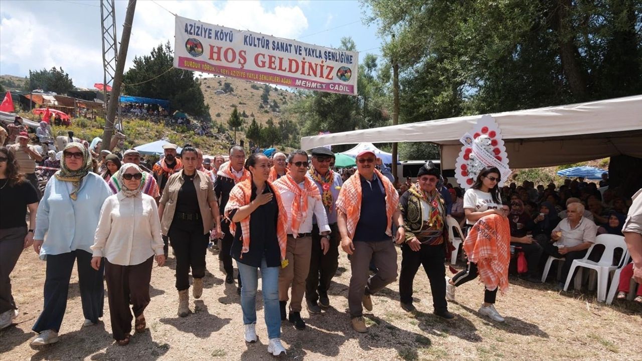 Burdur'da Gelenekler Yaşatılıyor: 22. Kültür, Sanat ve Yayla Şenliği