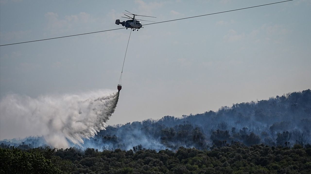 Bursa'da Orman Yangınına Müdahale