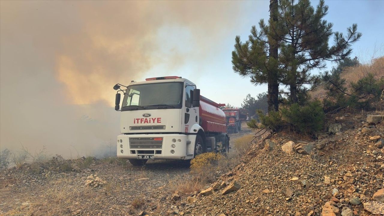 Orman Yangını: Bursa'da Havadan ve Karadan Müdahale