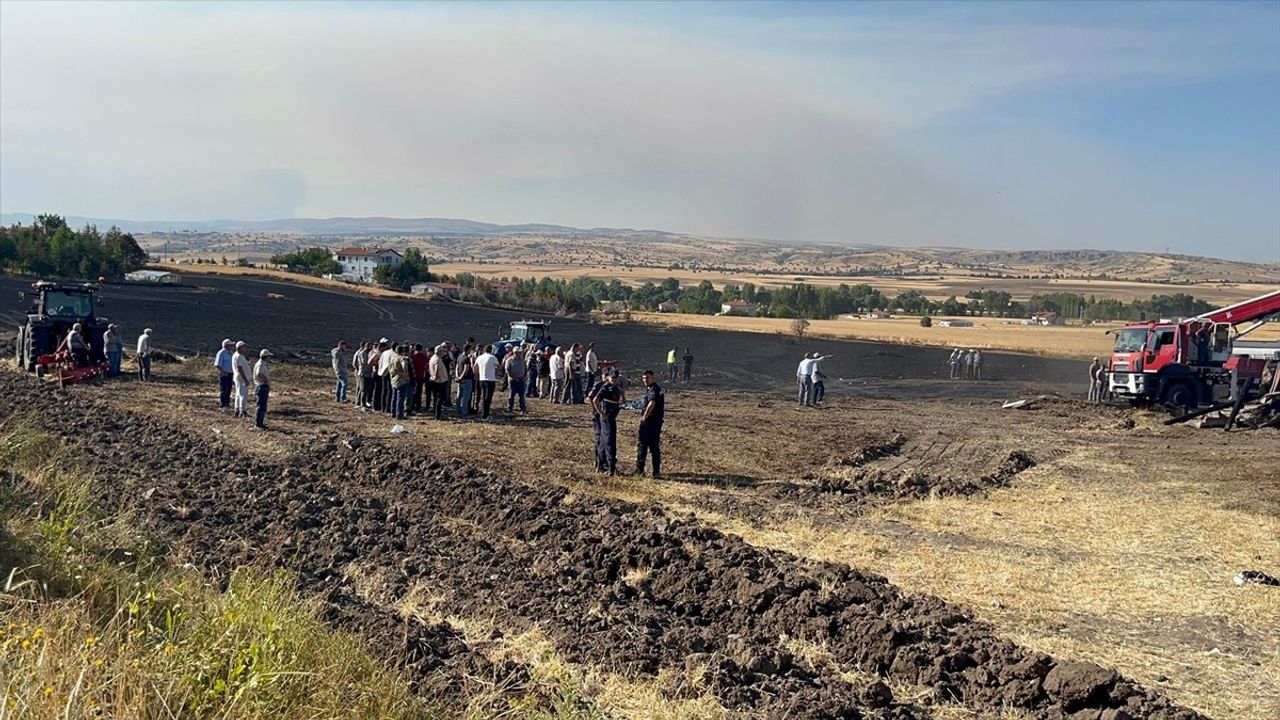 Çankırı'da Yangın: Tarım ve Hayvancılık Zarar Gördü