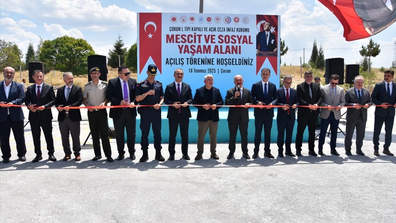 Çorum'da Şehit Cengiz Yiğit'in Adı Mescitte Yaşatıldı