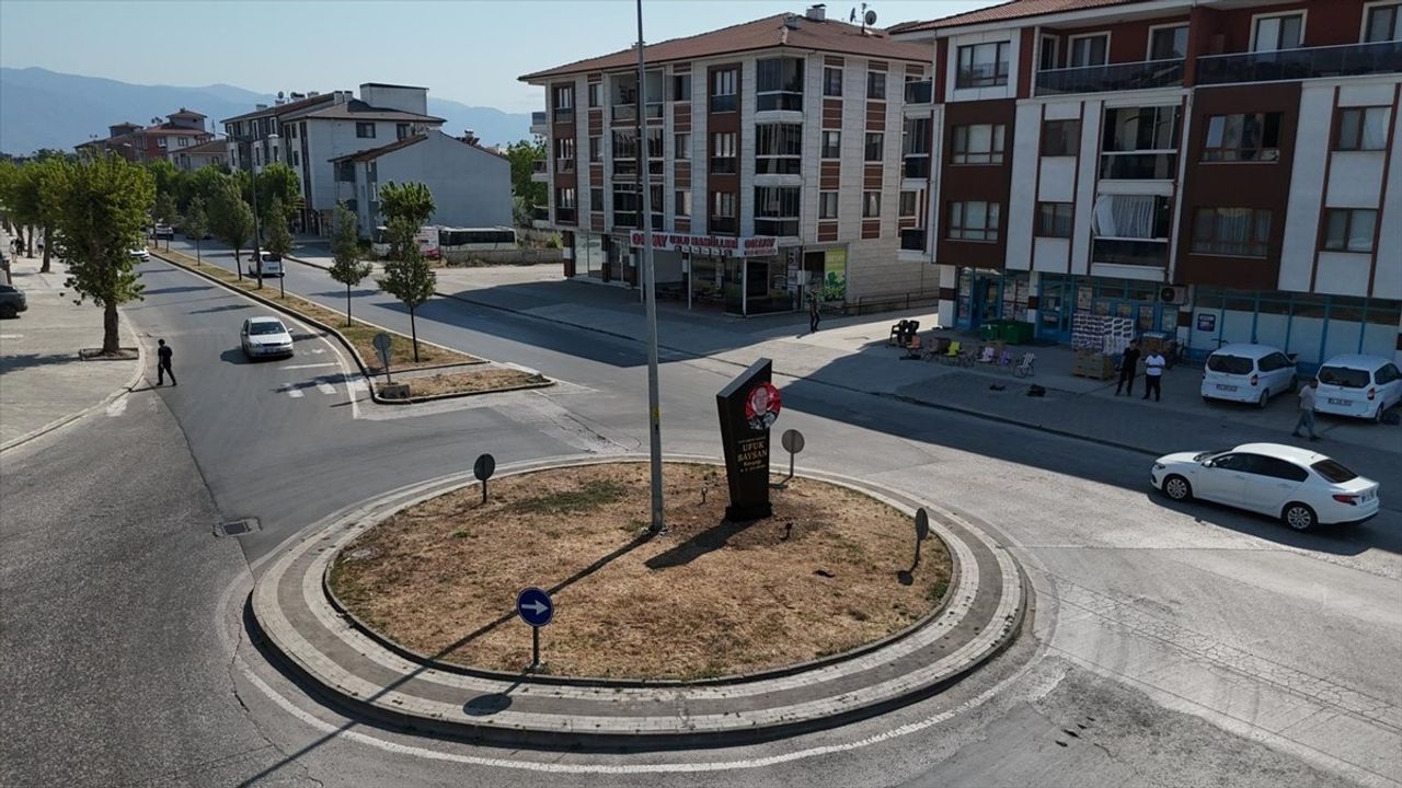 Düzce'de 15 Temmuz Şehidi Ufuk Baysan'ın Adı Kavşağa Verildi